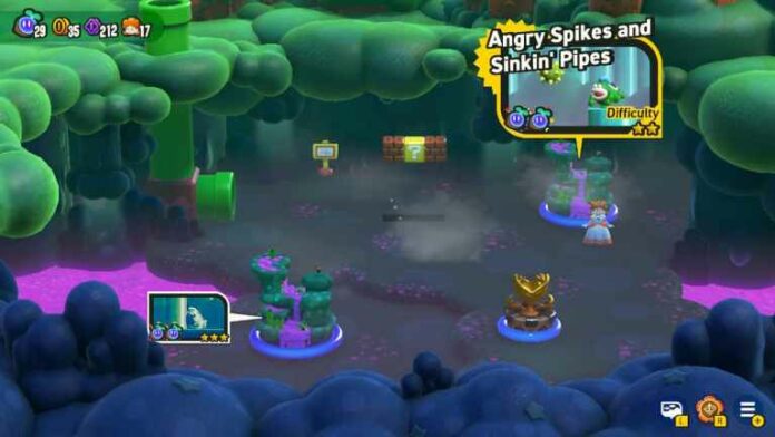 Super Mario Bros. Wonder : All Angery Spikes et Sinkin' Pipes Wonder Seeds
