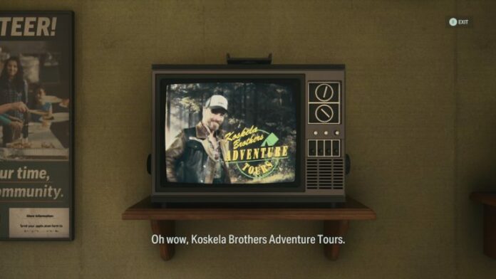 Où trouver toutes les publicités Koskela Brother dans Alan Wake 2
