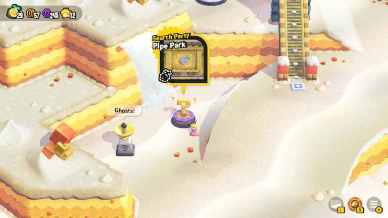 Super Mario Wonder: Emplacements des jetons Pipe Park Wonder