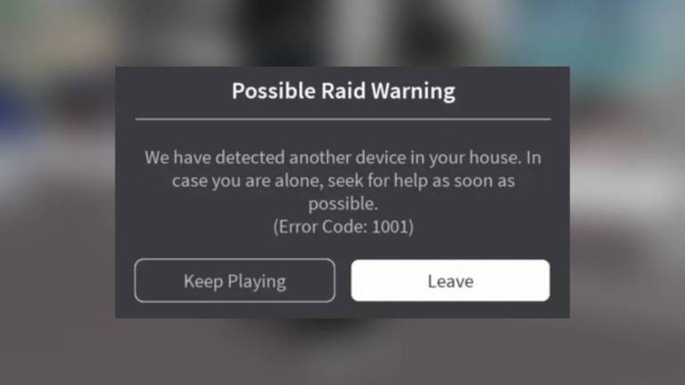 Code d'erreur Roblox 1001, expliqué