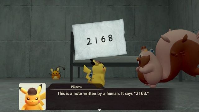 Code de porte de cellule - Le retour du détective Pikachu
