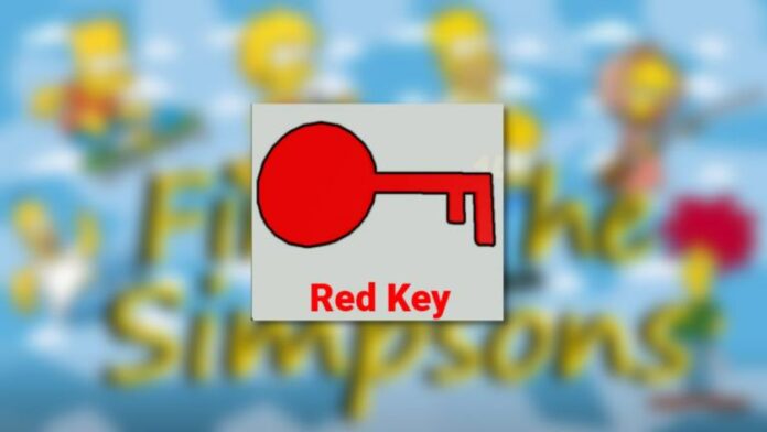  Où est la clé rouge dans Find the Simpsons ?  -Roblox

