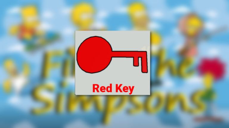 Où est la clé rouge dans Find the Simpsons ?  -Roblox