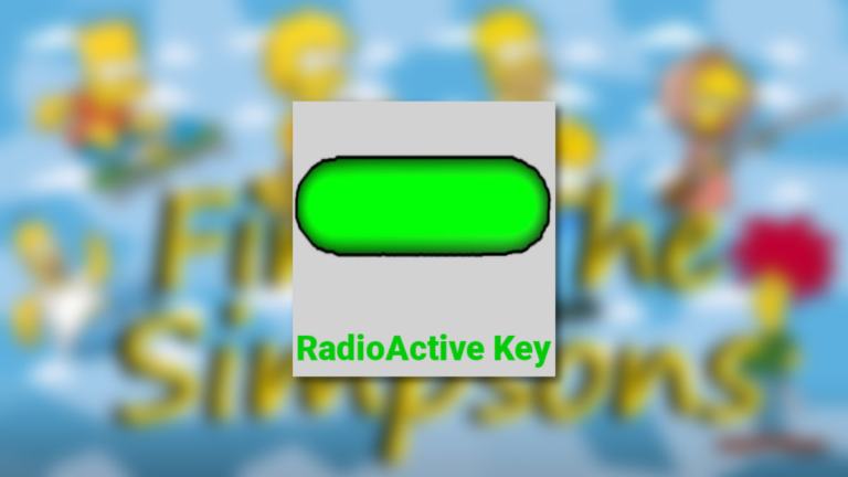 Où est la clé radioactive dans Find the Simpsons ?  -Roblox