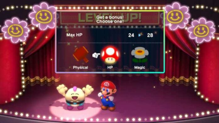 Comment choisir les bonus de niveau supérieur dans Super Mario RPG

