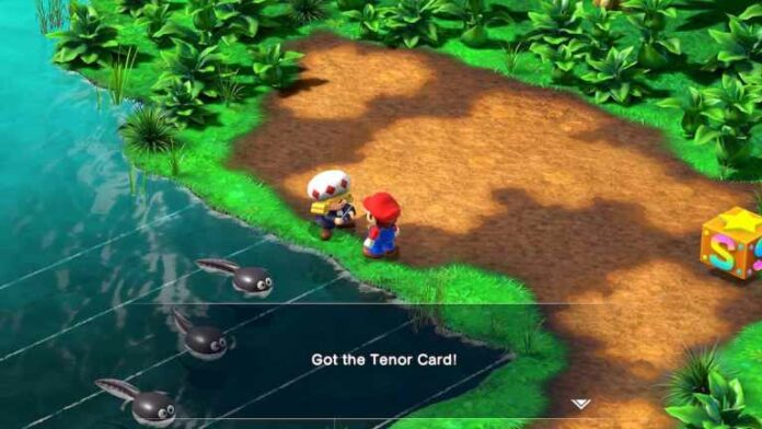 Super Mario RPG : Solution de puzzle de la chanson de têtard de Second Melody Bay
