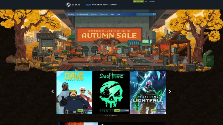 Meilleures offres de vente d’automne Steam (Black Friday 2023)