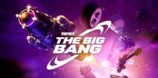 Fortnite big bang event cover image of outer space by epic games.