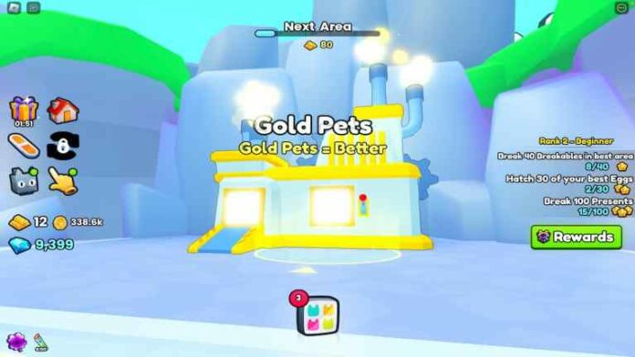 Comment créer des animaux de compagnie dorés dans Pet Simulator 99 - Roblox
