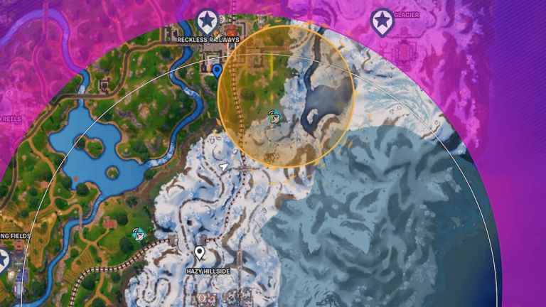 Que sont les cercles jaunes dans Fortnite Chapitre 5 ?