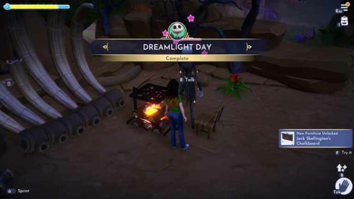 Comment terminer Dreamlight Day à Disney Dreamlight Valley (quête d'amitié Jack niveau 10)
