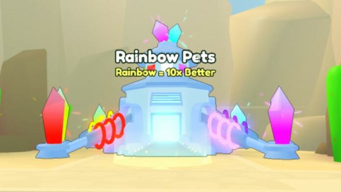  Où est la Rainbow Machine dans Pet Simulator 99 ?  -Roblox
