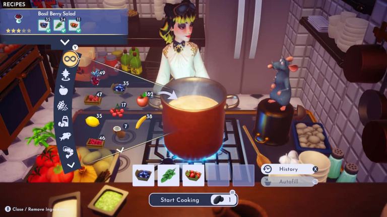 Toutes les nouvelles recettes dans Disney Dreamlight Valley (DLC A Rift in Time)