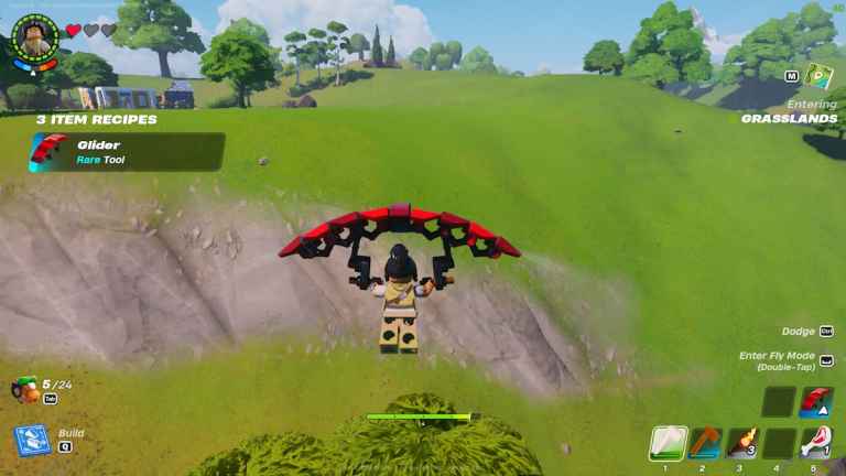 Comment obtenir un planeur dans LEGO Fortnite