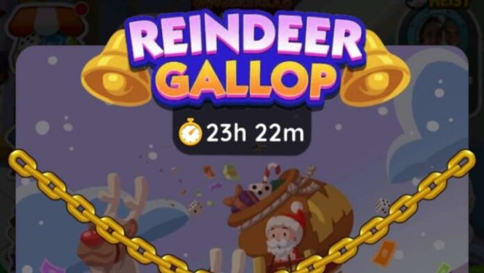 Toutes les récompenses de l'événement Monopoly GO Reindeer Gallop Tournament
