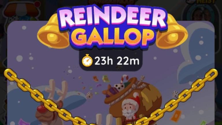 Toutes les récompenses de l'événement Monopoly GO Reindeer Gallop Tournament