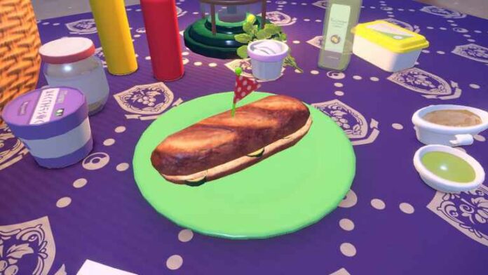 Comment faire cuire un sandwich amer dans The Indigo Disk Pokémon Scarlet & Violet
