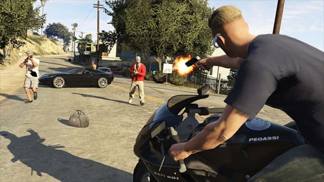 Une fusillade dans la rue dans GTA Online