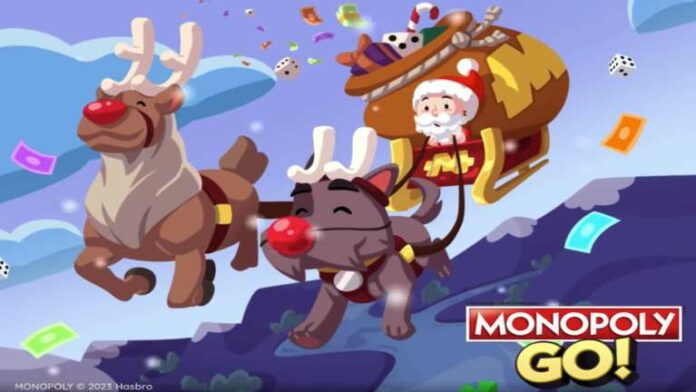 Toutes les récompenses du tournoi Monopoly Go Santa's Sprint
