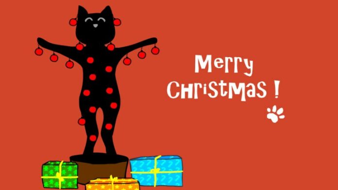 Procédure pas à pas du chat de Noël - Cool Math Games
