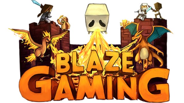 Logo du serveur de prison Blaze Gaming dans Minecraft