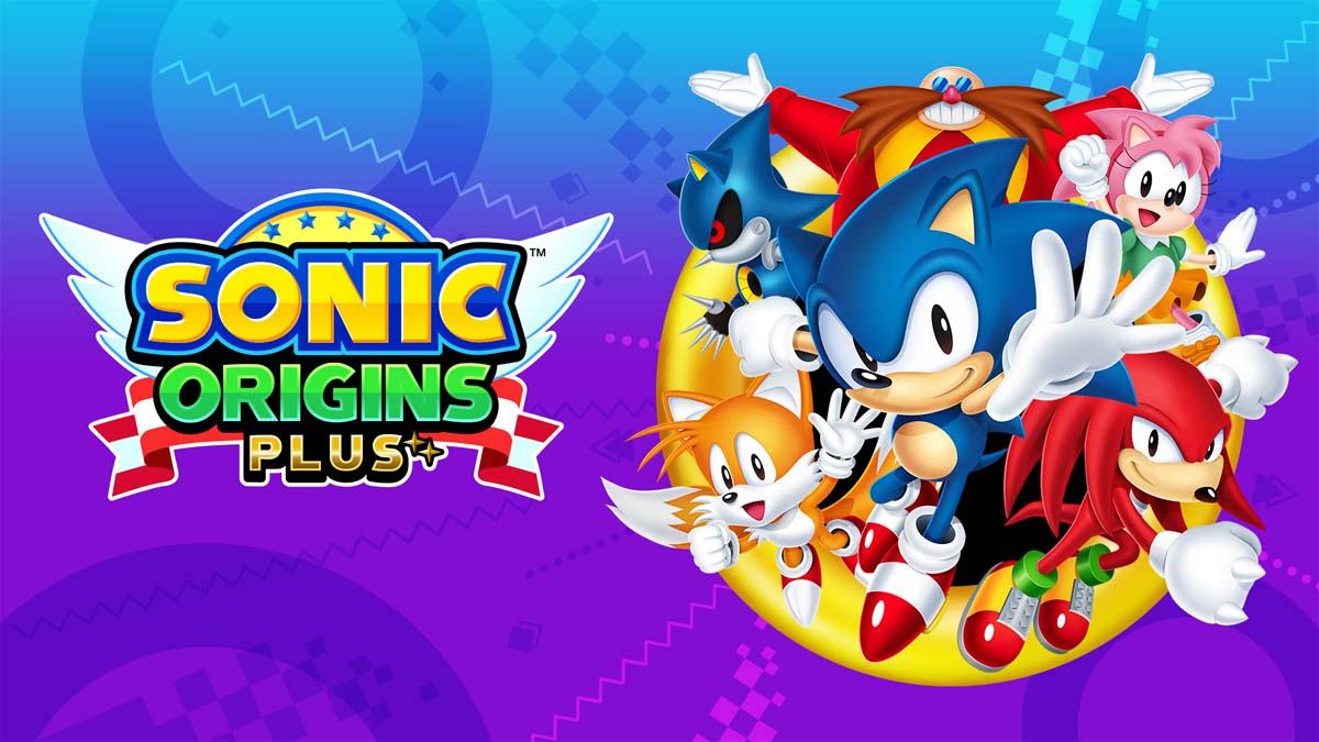 Personnages de Sonic Origins réunis en cercle