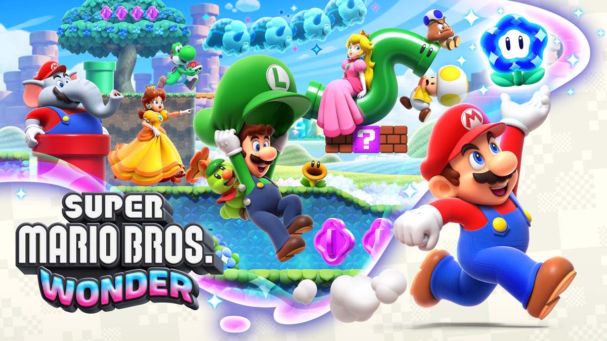 Les personnages de Super Mario Wonder effectuent diverses actions