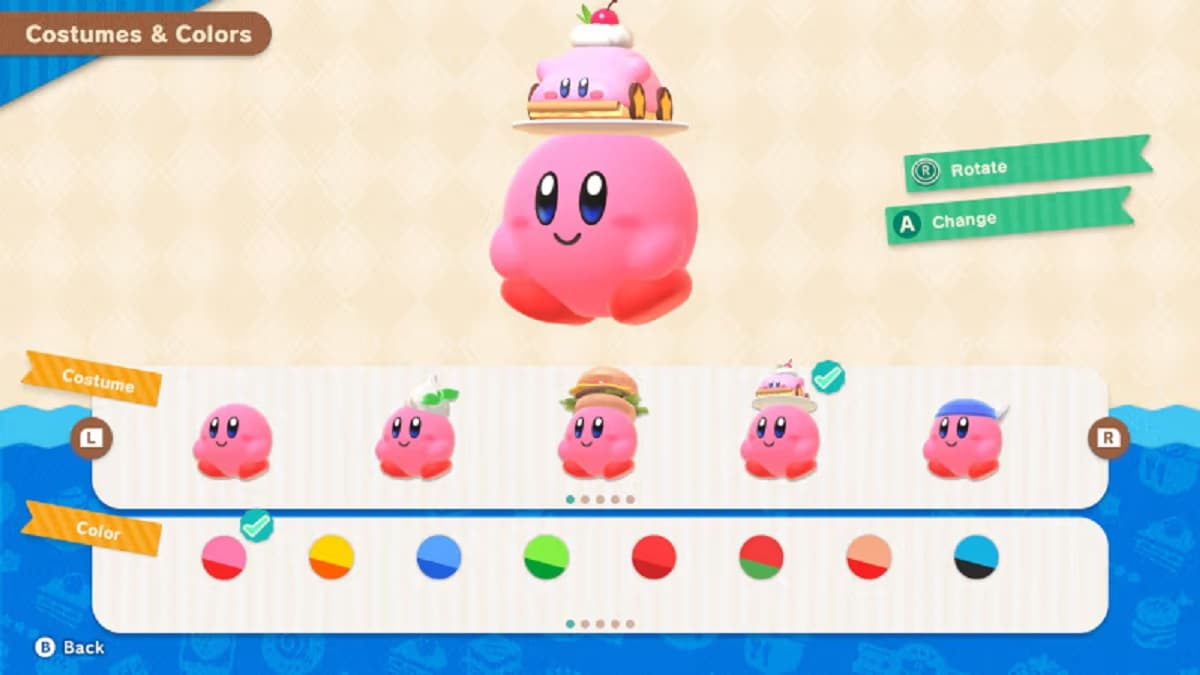 Couverture du buffet de rêve de Kirby