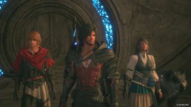 Clive, Jill et Joshua dans Final Fantasy 16