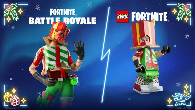 skins boxy de vacances et boxy de vacances lego dans fortnite