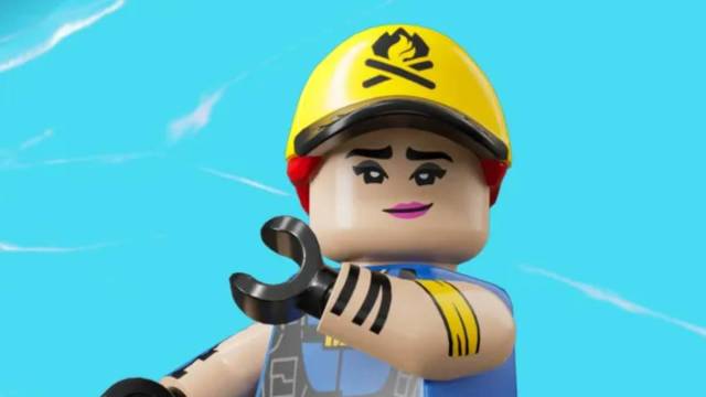 Personnage LEGO souriant