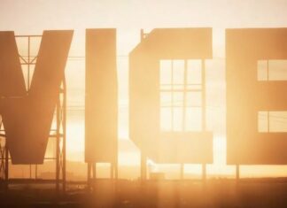 The Vice sign in the GTA 6 trailer.