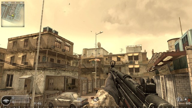 La carte Backlot dans Call of Duty 4