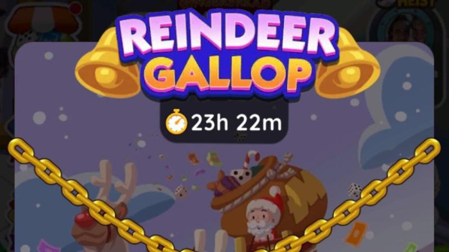 Liste complète des récompenses du tournoi Monopoly GO Reindeer Gallop