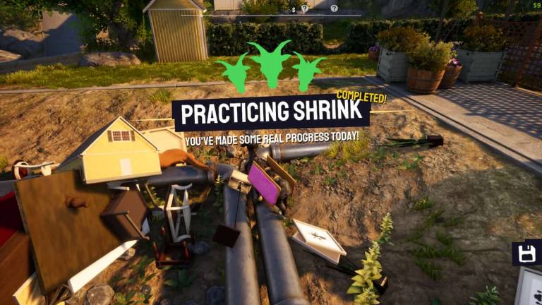 Comment terminer la quête Practicing Shrink dans Goat Simulator 3