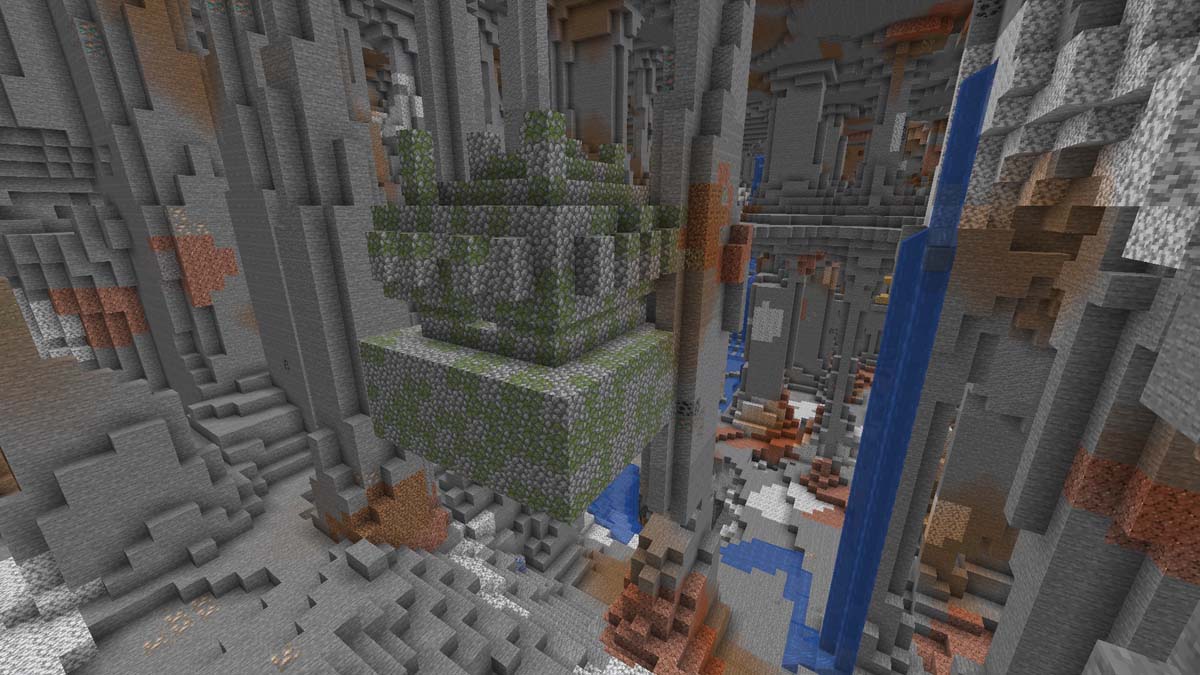 Temple de la jungle coincé dans la grotte dans Minecraft