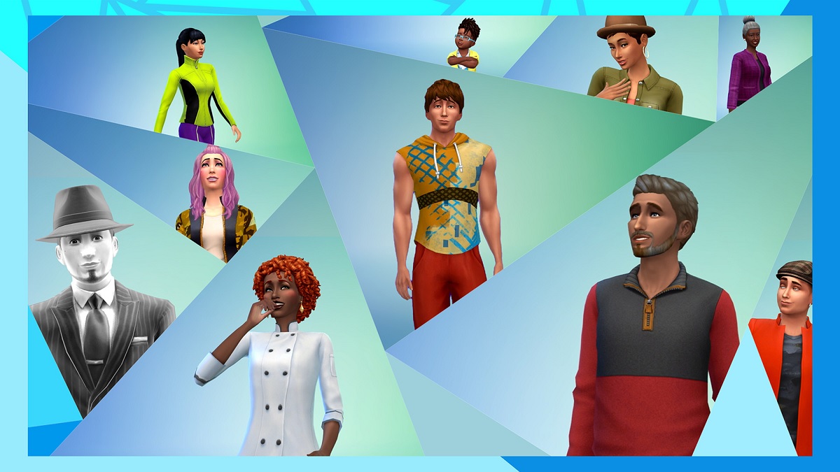 Images de différents Sims reconstitués