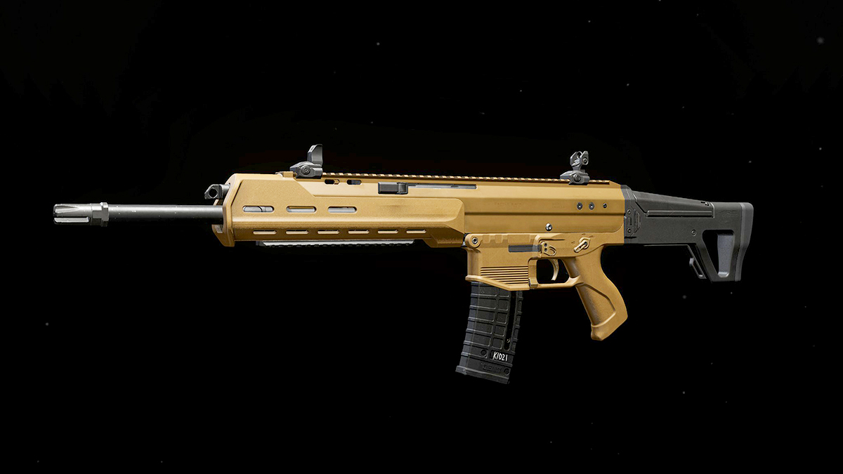 Vue latérale du fusil d'assaut MCW dans Modern Warfare 3