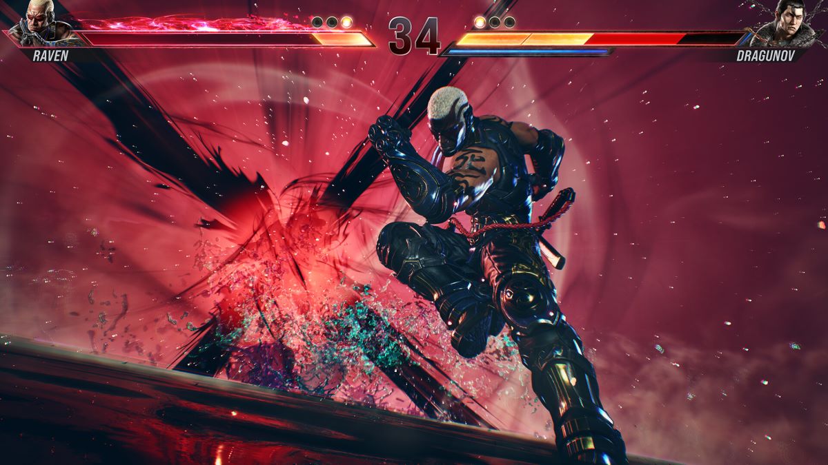 Raven et Dragunov se battent dans Tekken 8.
