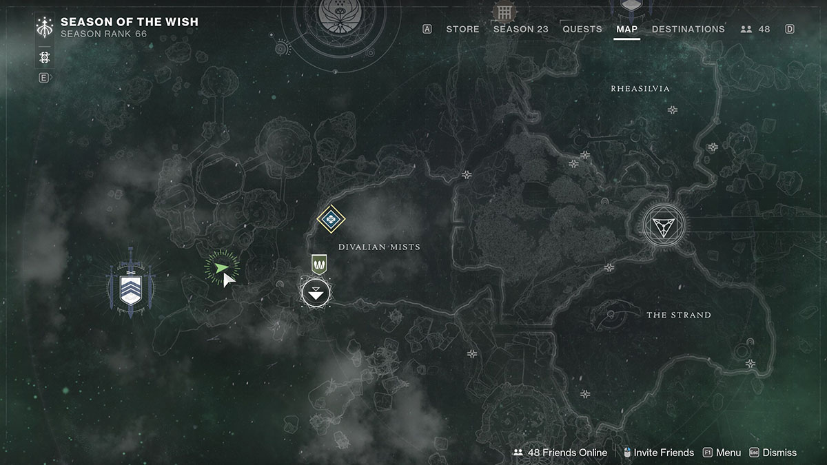 L'emplacement de l'anomalie céleste dans Destiny 2