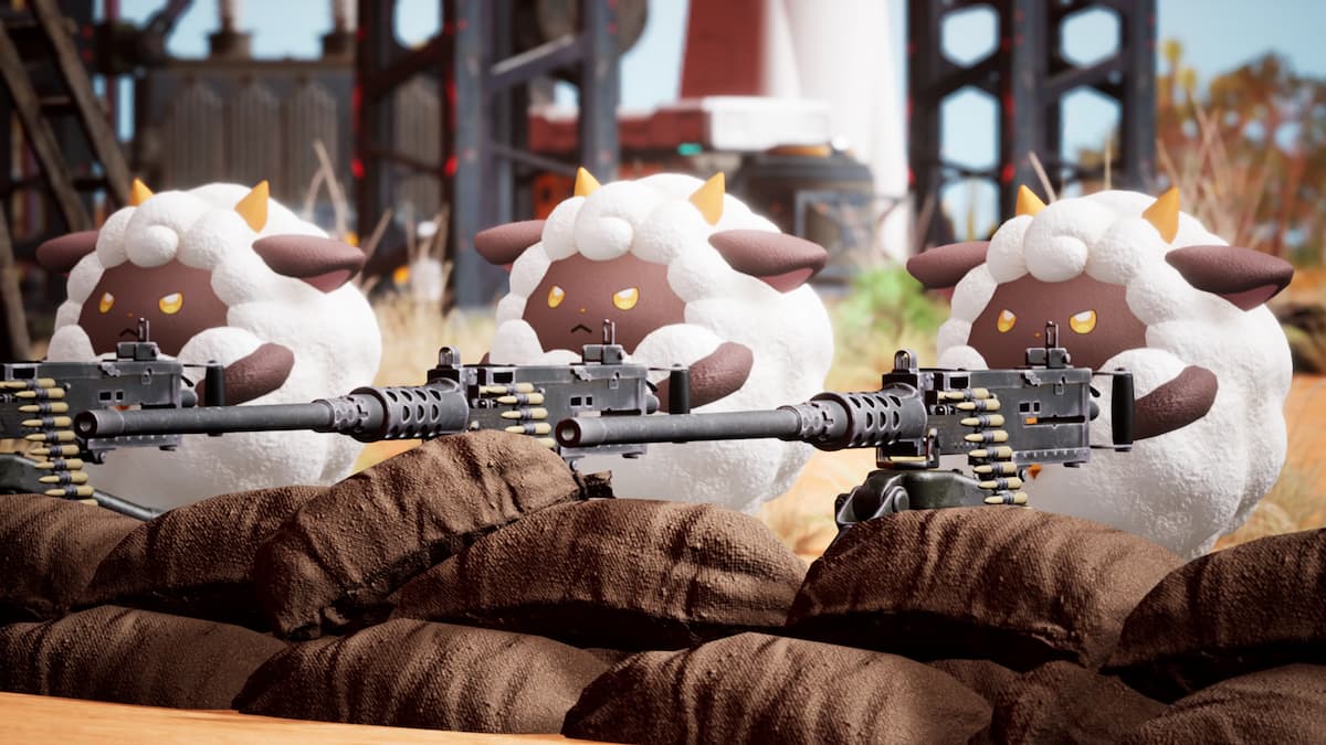 Copains moutons avec des fusils