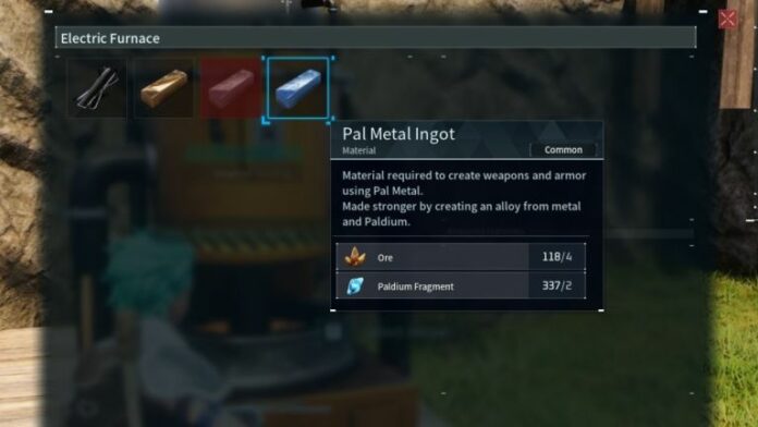 Comment fabriquer un lingot de métal Pal dans Palworld

