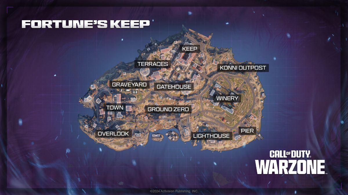 Image de la carte Call of Duty MW3 Fortune's Keep pour la saison 2.