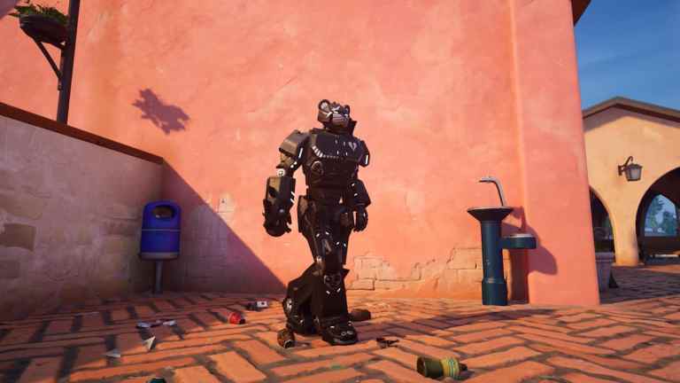 Emplacement de l'ombre de l'équipe Mecha PNJ Fortnite