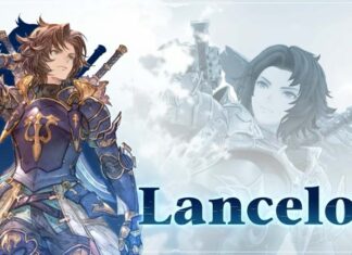 Official Lancelot portrait in GBF Relink