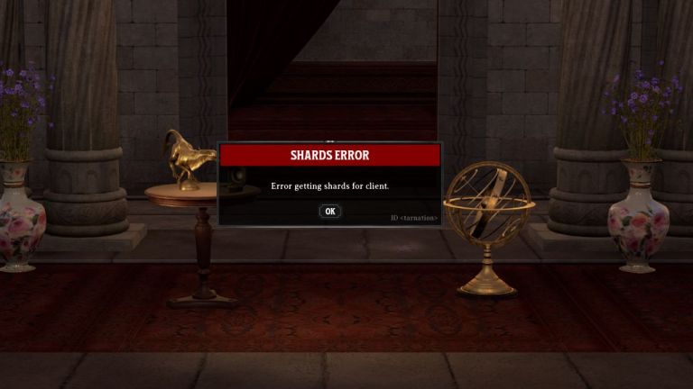 Error getting shards for client bug in Nightingale.