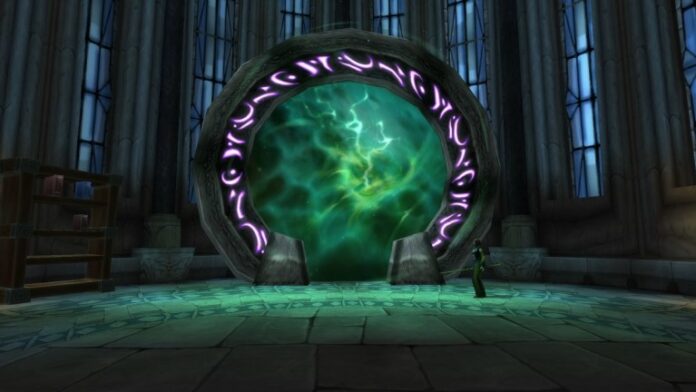 Big magic circle in Stormwind's Wizard tower