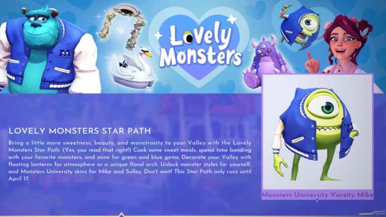 Disney Dreamlight Valley Lovely Monsters Star Path – Toutes les récompenses et comment les débloquer