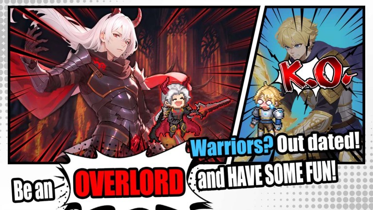 Overlord protagonist screen for Pixel Overlord