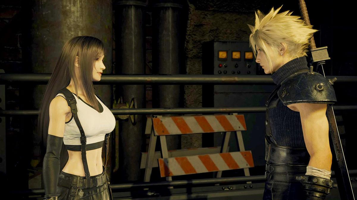 Tifa et Cloud parlent dans Final Fantasy 7 Rebirth